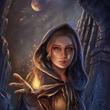 Схема вышивки «Дева»