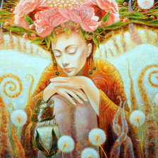 Схема вышивки «Дева»