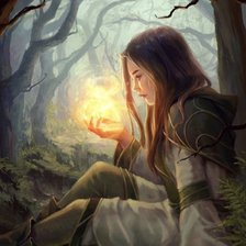 Схема вышивки «Дева»