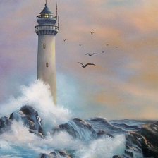 Схема вышивки «Маяк»