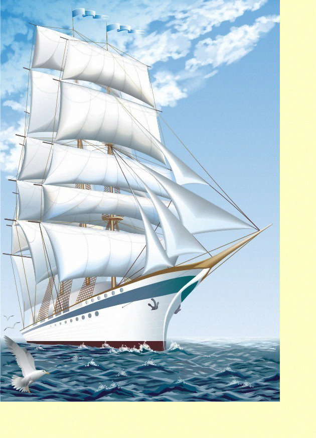 №2272435 - парусник, море - оригинал