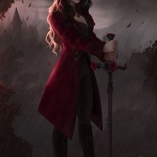 Схема вышивки «Дева»