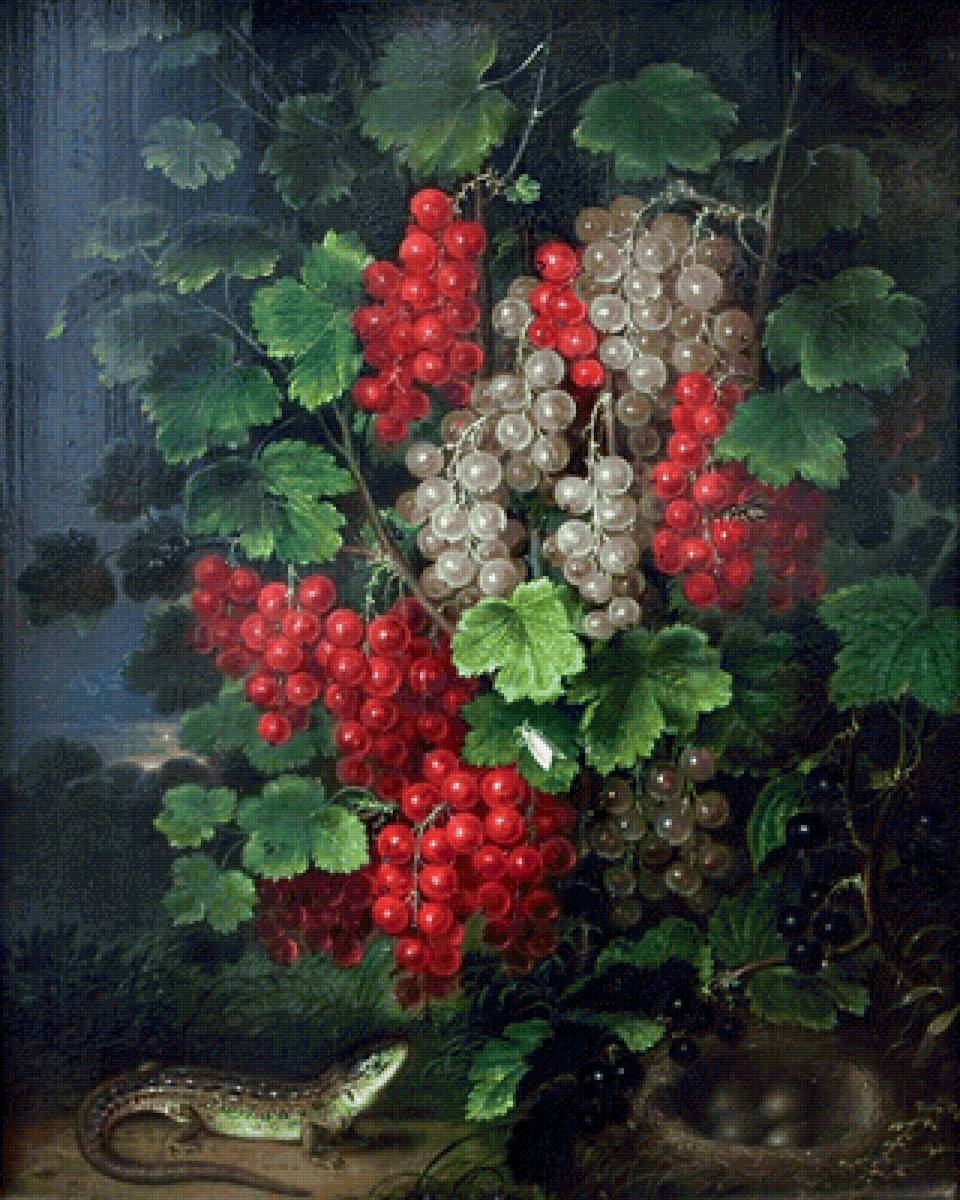 смородина - картина, ягоды, смородина - предпросмотр