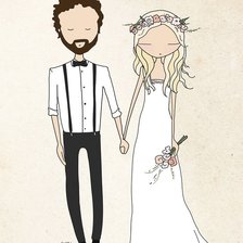 Схема вышивки «parella de novis1»