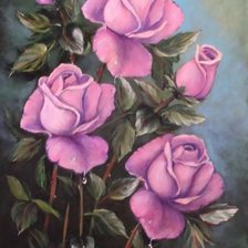 Схема вышивки «Розы»