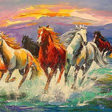 Running Horses
