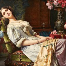 Схема вышивки «dame»