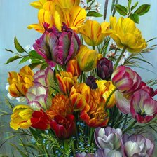 Схема вышивки «Букет»