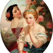 Схема вышивки «dame»