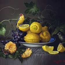 Оригинал схемы вышивки «лимоны» (№2273967)