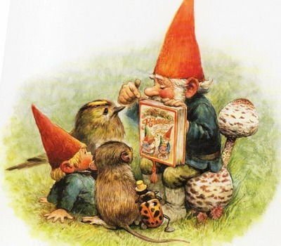 сказка - гномы, худ. жан батист монж, фентези - оригинал