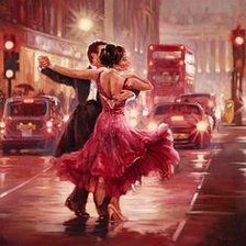 Схема вышивки «baile»