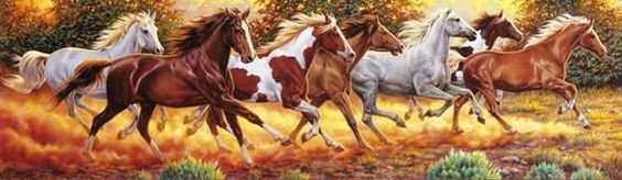 Running Horses - horses - оригинал