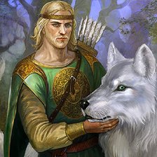 Схема вышивки «Воин»