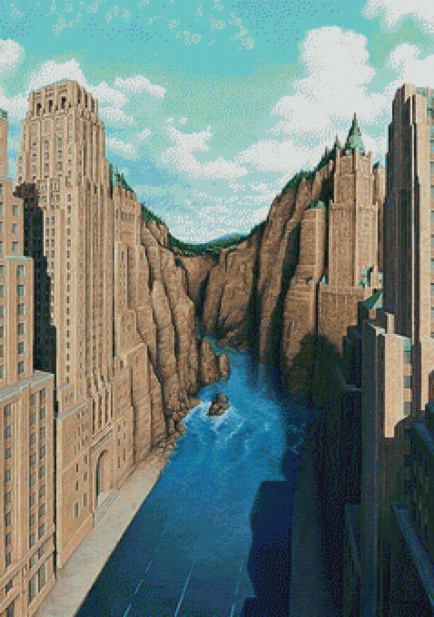 №2275545 - город, пнк, фэнтези - предпросмотр