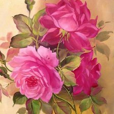 Схема вышивки «Розы»