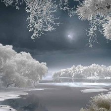 Схема вышивки «Зима»