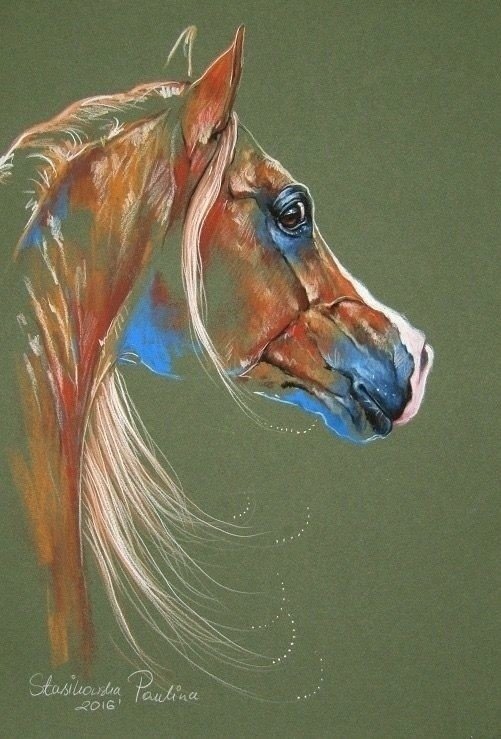 Художник Paulina Stasikowska - лошадь, художник, животные - оригинал