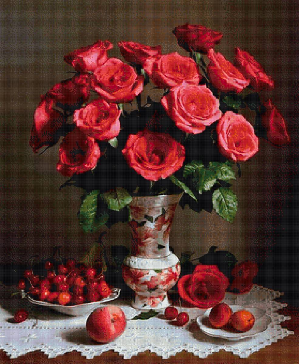 №2276247 - розы в вазе - предпросмотр