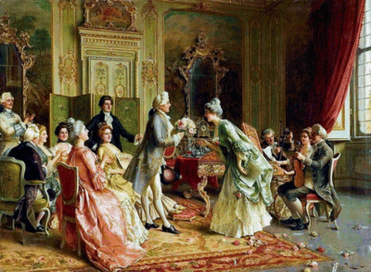 музыкальный салон - картина - предпросмотр