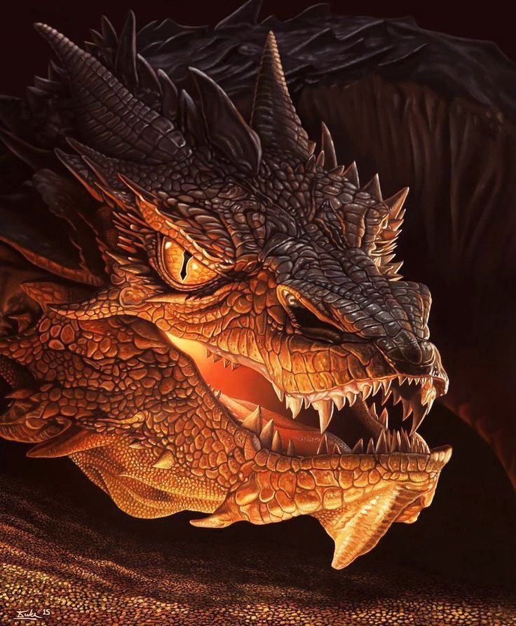 дракон - портрет - оригинал
