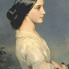 Схема вышивки «Портрет Кармен Агуадо,герцогиня Монморенси.»