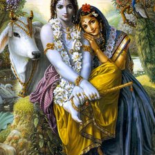 Схема вышивки «Кришна»