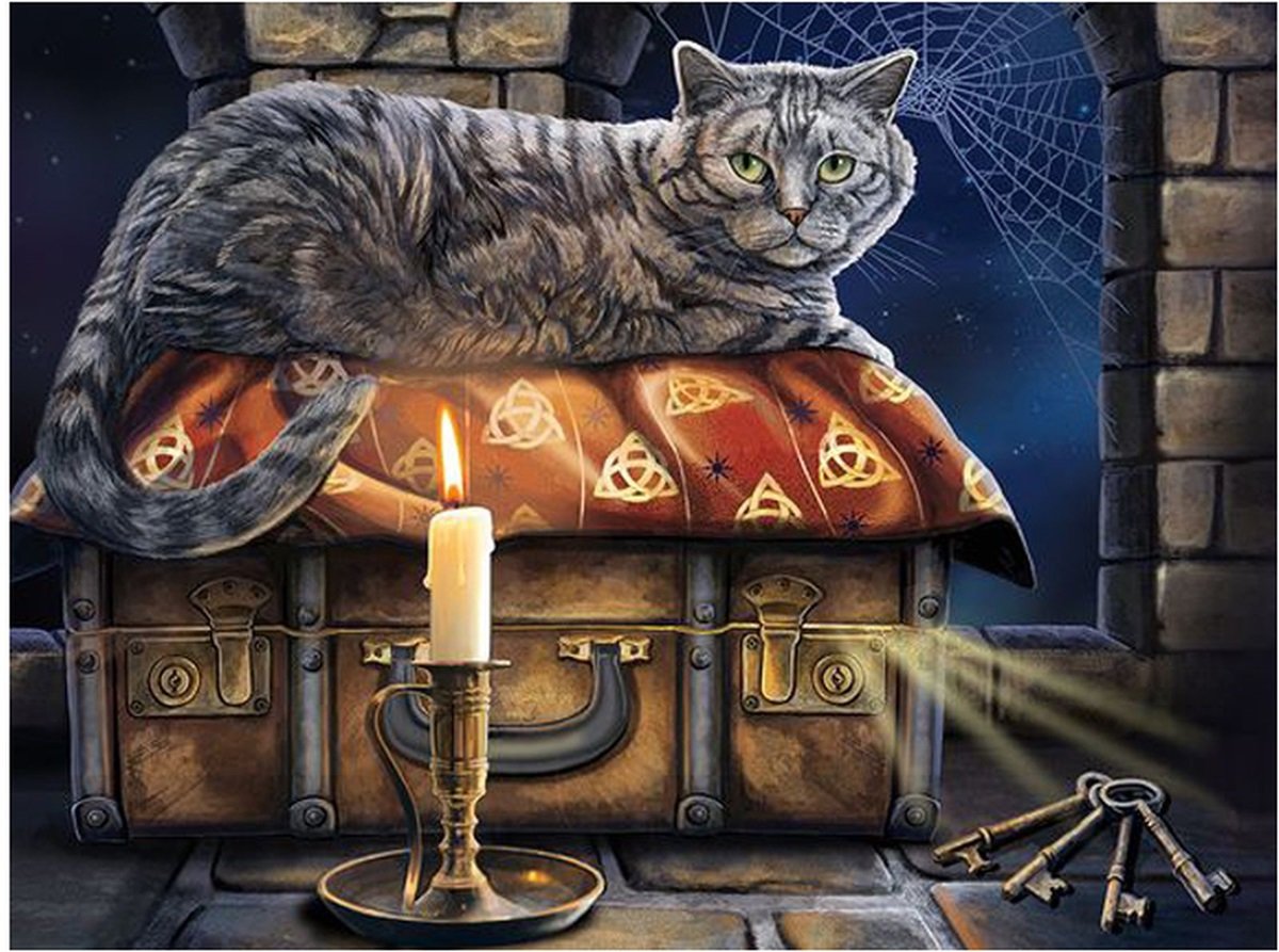 Gato. - animais. ilustração.fantasia. - оригинал