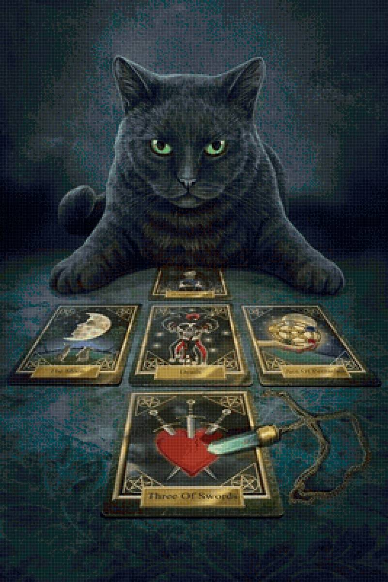 Gato .Mistico - animais.fantasia. - предпросмотр