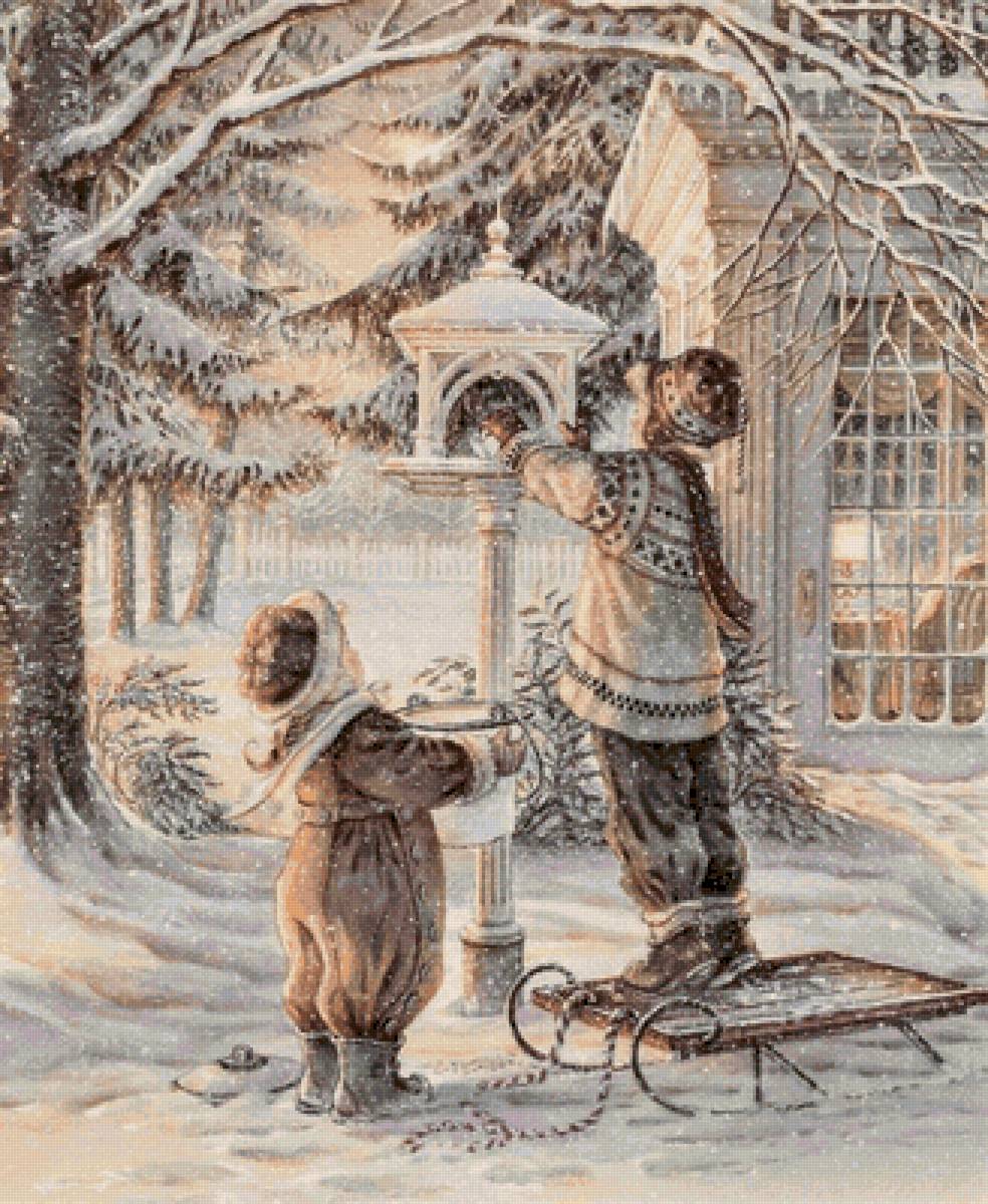 Feeding birds - предпросмотр