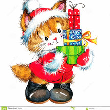 Схема вышивки «Тигрёнок со свечой»