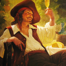 кавалер с бокалом