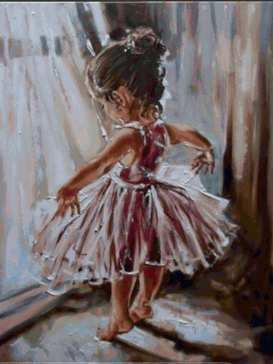 Маленькая баллерина - день воздух, солнце, девочка, балерина - предпросмотр