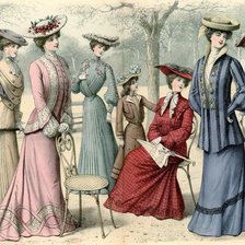 Схема вышивки «Vintage Ladys»