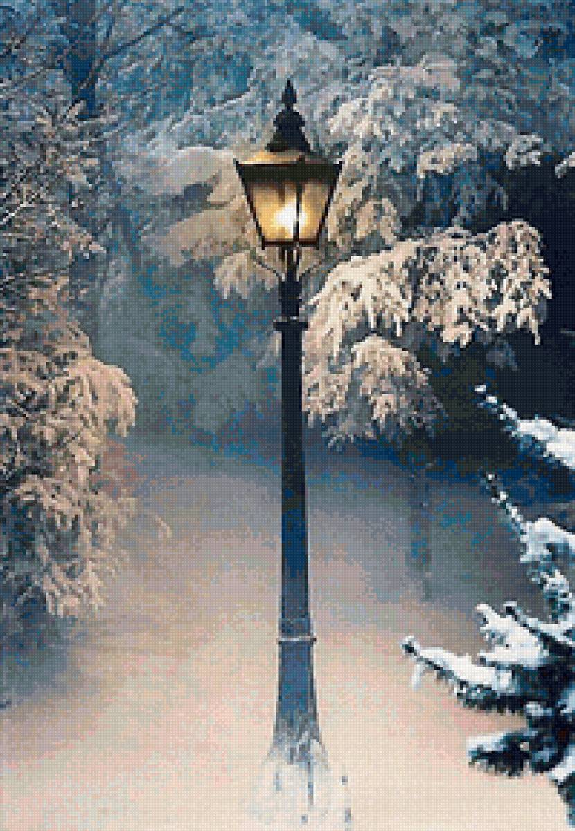 фонарь - картина - предпросмотр