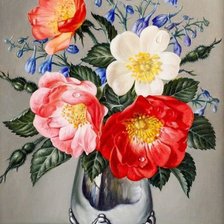 Схема вышивки «Цветы»