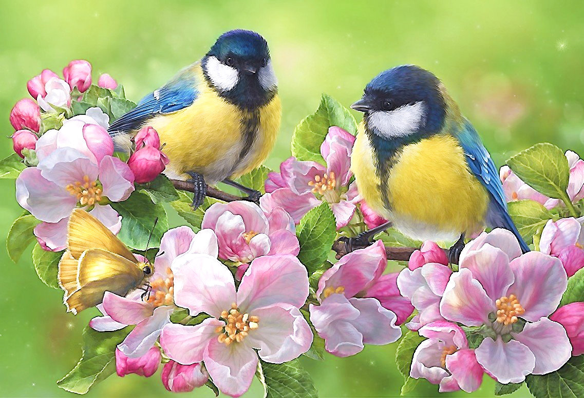 Синички - оригинал