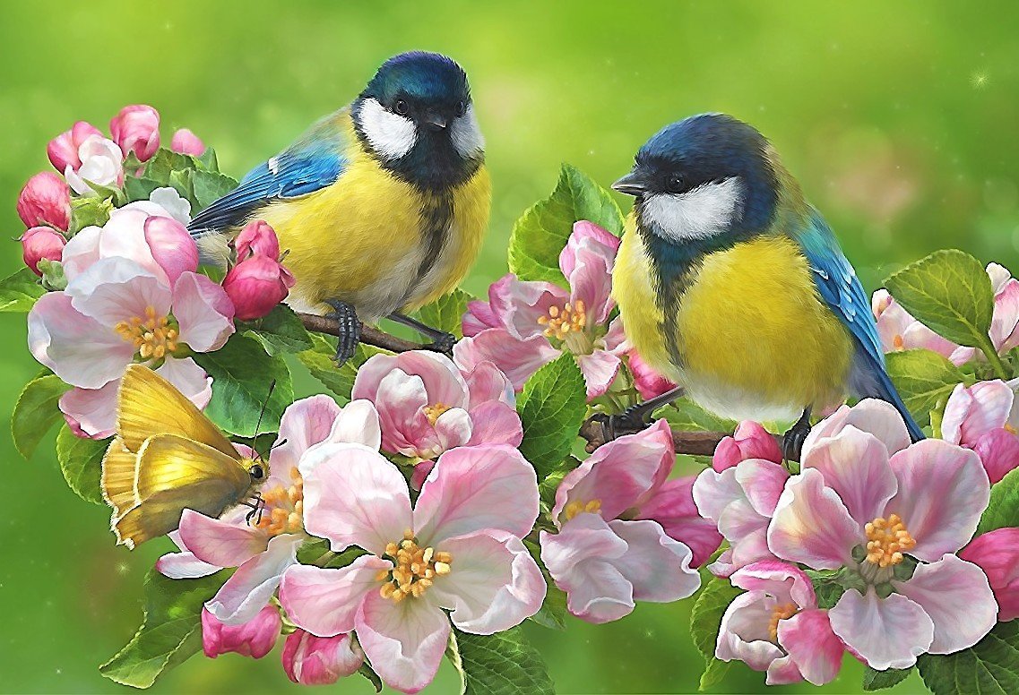 Синички - оригинал