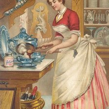 Схема вышивки «in der Küche»