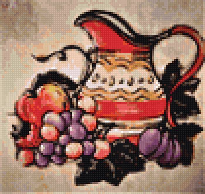 Дуэт кувшин/тарелка 0пер 18на17 - тарелка, кухня, дуэт, кувшин - предпросмотр