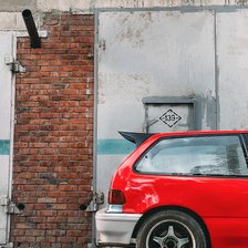 Схема вышивки «Honda civic ef»