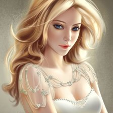 Схема вышивки «Дева»