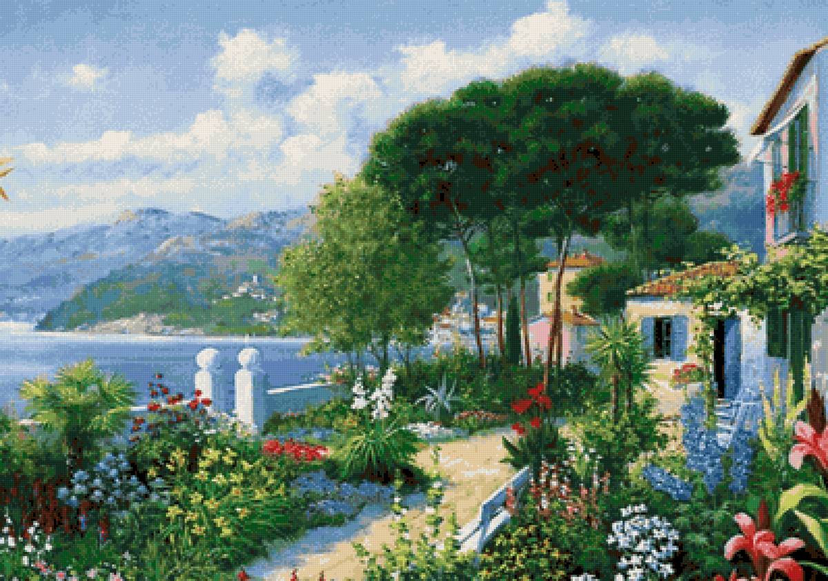 casa de verano - paisaje - предпросмотр