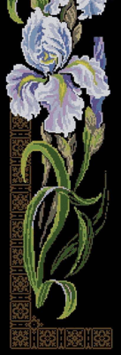 ПАНЕЛЬКА- ИРИСЫ (НИЗ) - предпросмотр