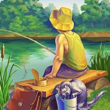 Схема вышивки «рыбачок»