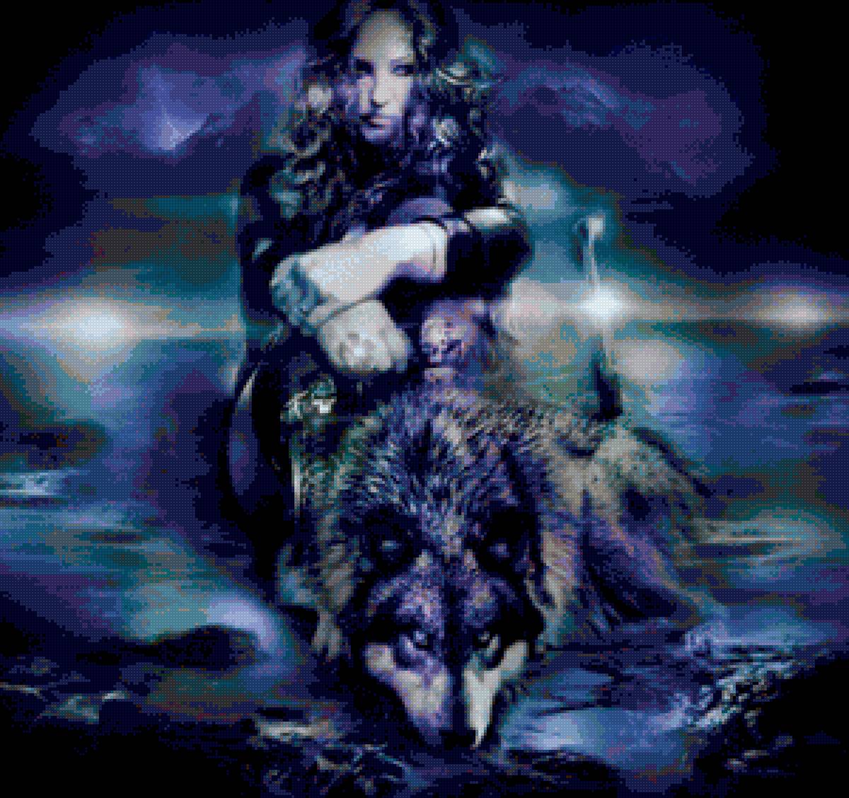 Волк иллюзия - иллюзия - предпросмотр