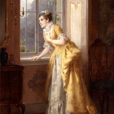 Схема вышивки «у окна»