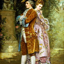 Схема вышивки «ссора»