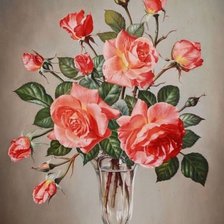 Схема вышивки «Розы»