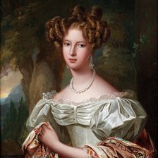 Схема вышивки «дама»